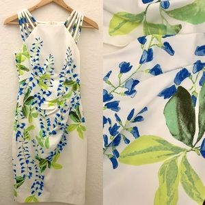 Karen Millen Spring Floral Sheath Midi Dress